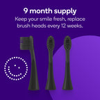 BURST Replacement Heads for Original Sonic Toothbrush

