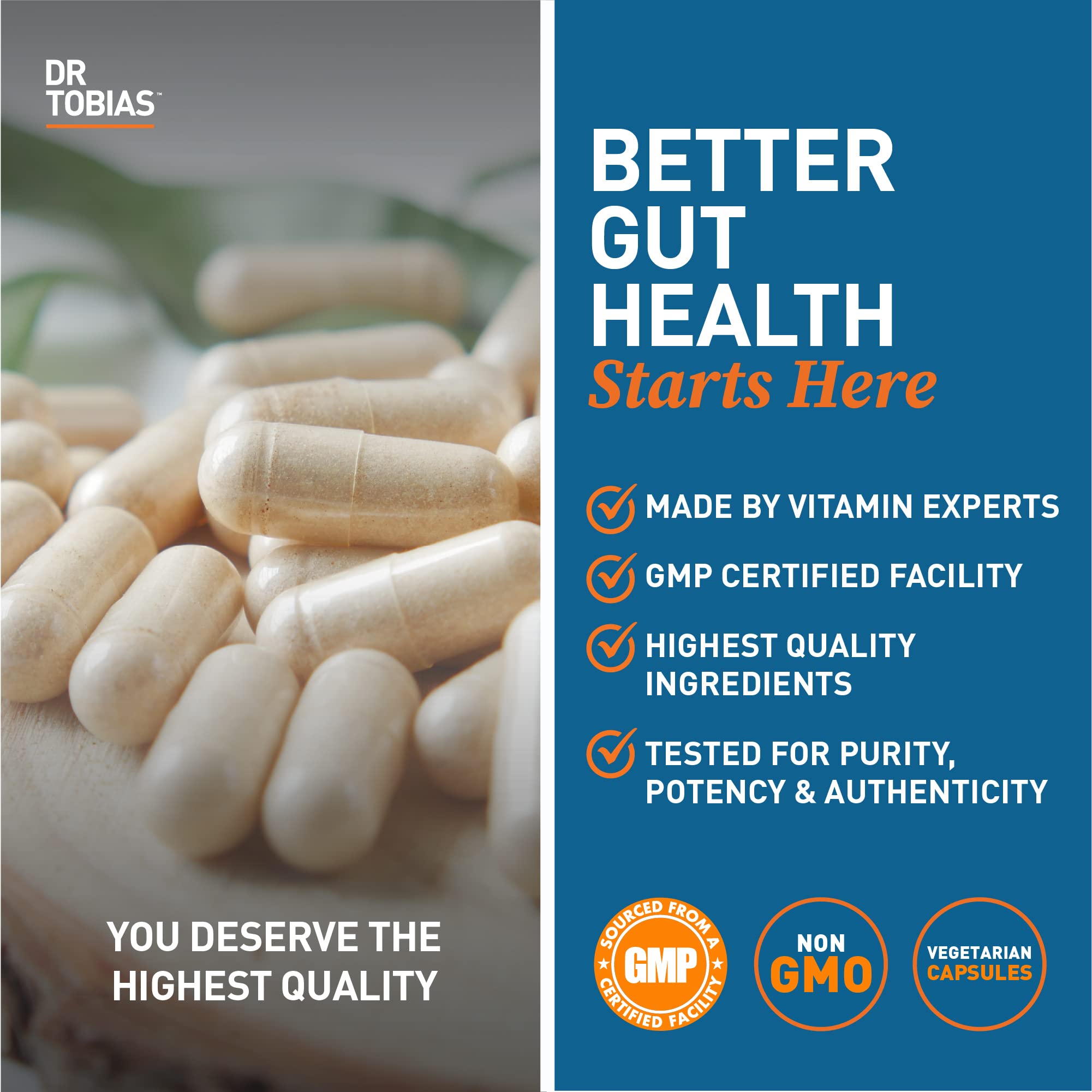 Dr. Tobias Deep Immune Probiotic + Prebiotic | Immune & Gut

