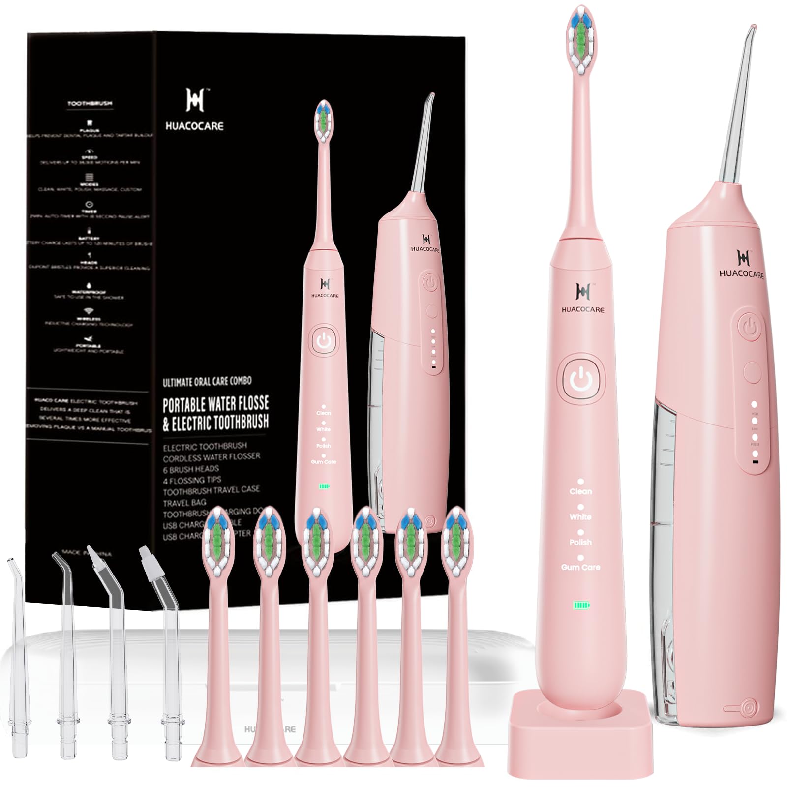 2-in-1 Water Flosser & Electric Toothbrush Kit for Teeth & Gum Health