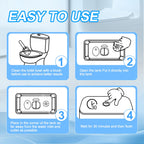 KIISIISO Toilet Bowl Cleaner Tablets | Hands-Free Cleaning

