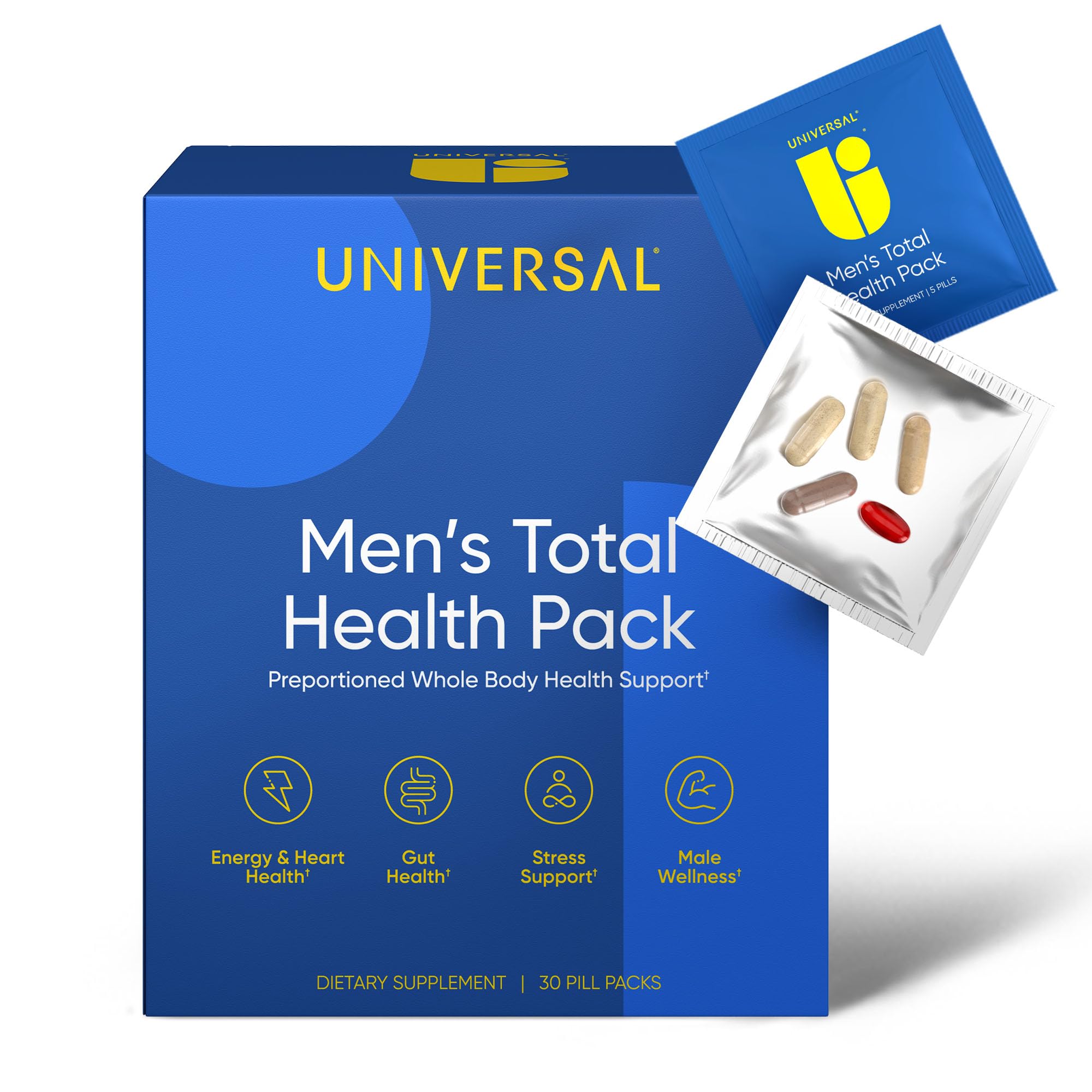 Universal U Total Health Multivitamin with Omega-3 Krill Oil

