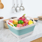 Collapsible Dishpan with Drain Plug – Portable Wash Basin

