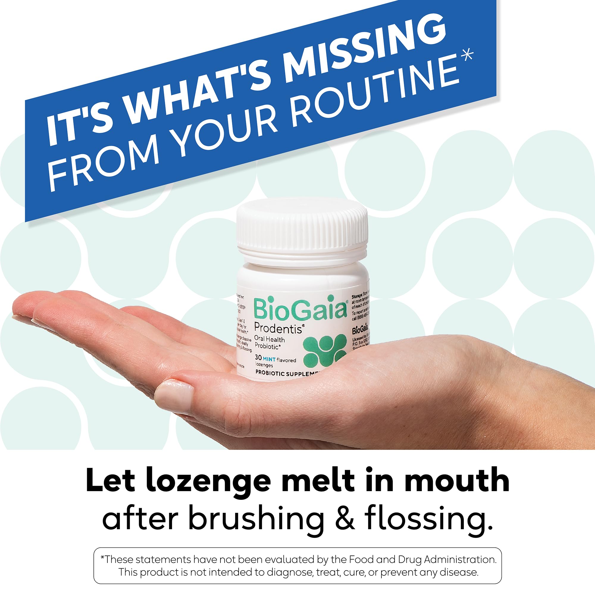 BioGaia Prodentis Dental Probiotic Lozenges | Healthy Gums

