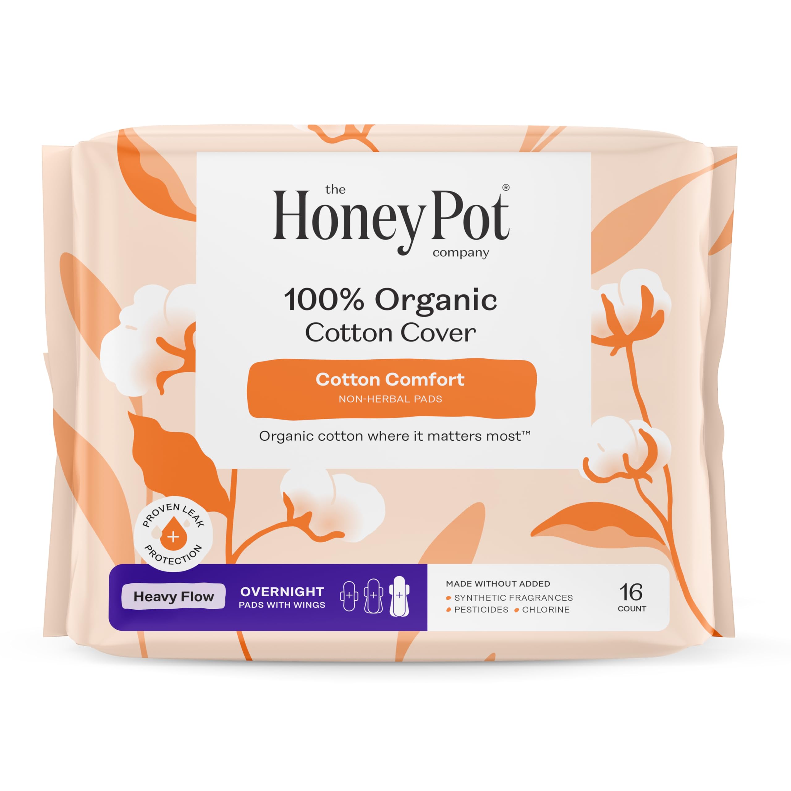 Sanitary Pads with Wings by The Honey Pot Company