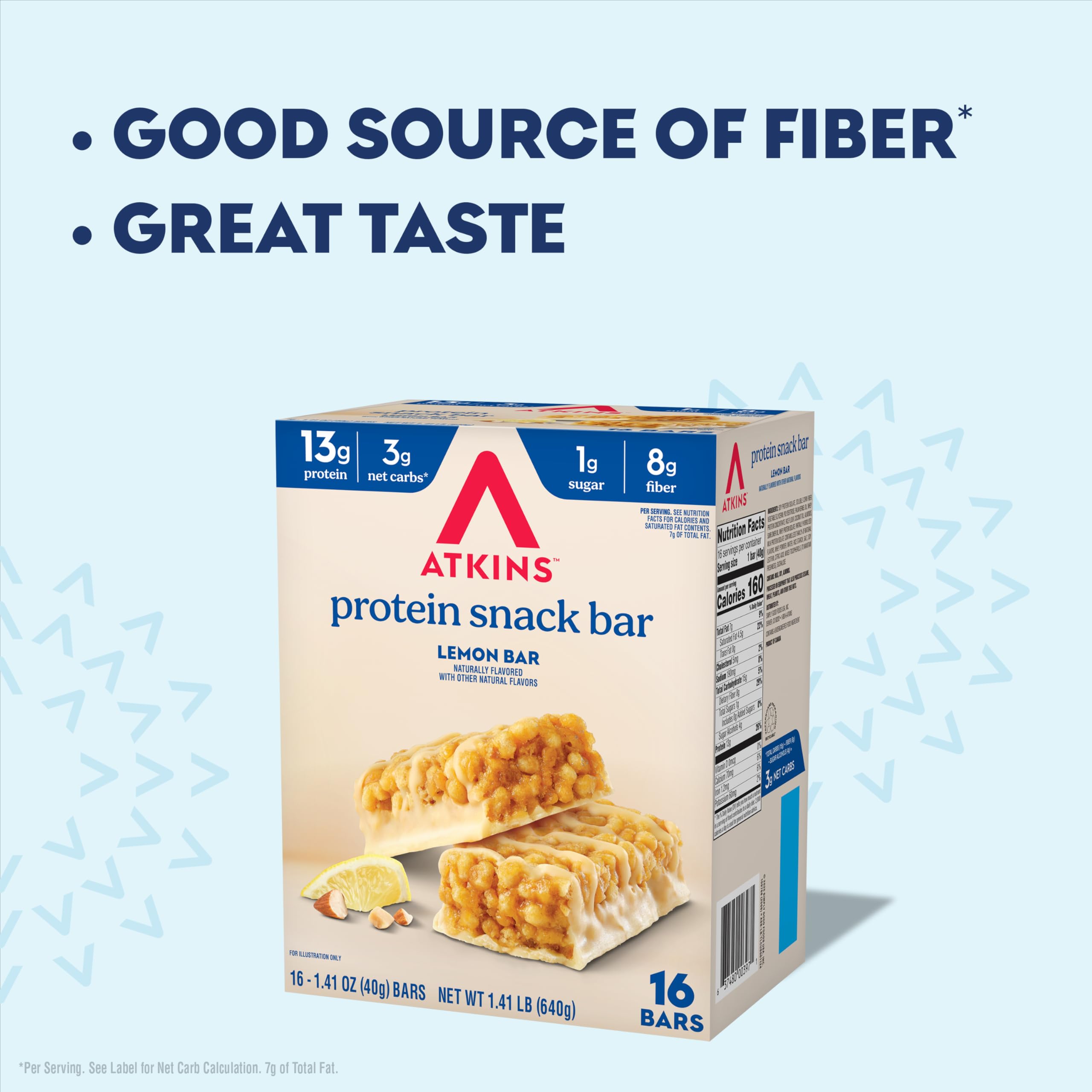 Atkins Keto Protein Bar - Gluten Free On-The-Go Snack

