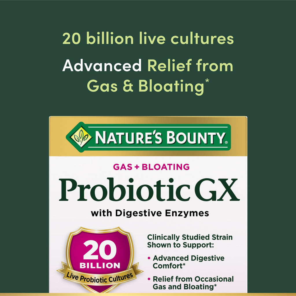 Nature's Bounty Probiotic GX Digestive Health

