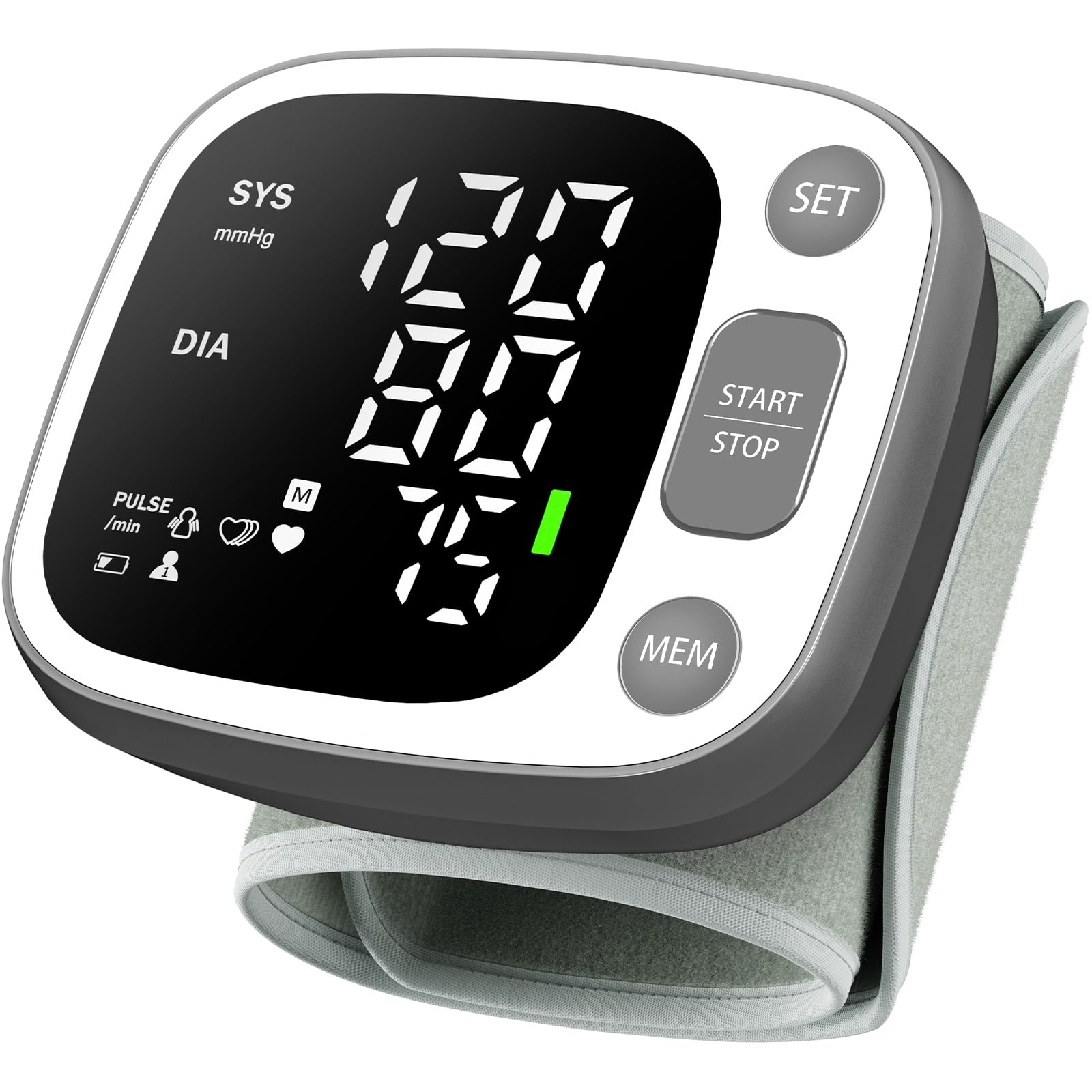 Wrist Blood Pressure Monitor by Oklar with Led Display

