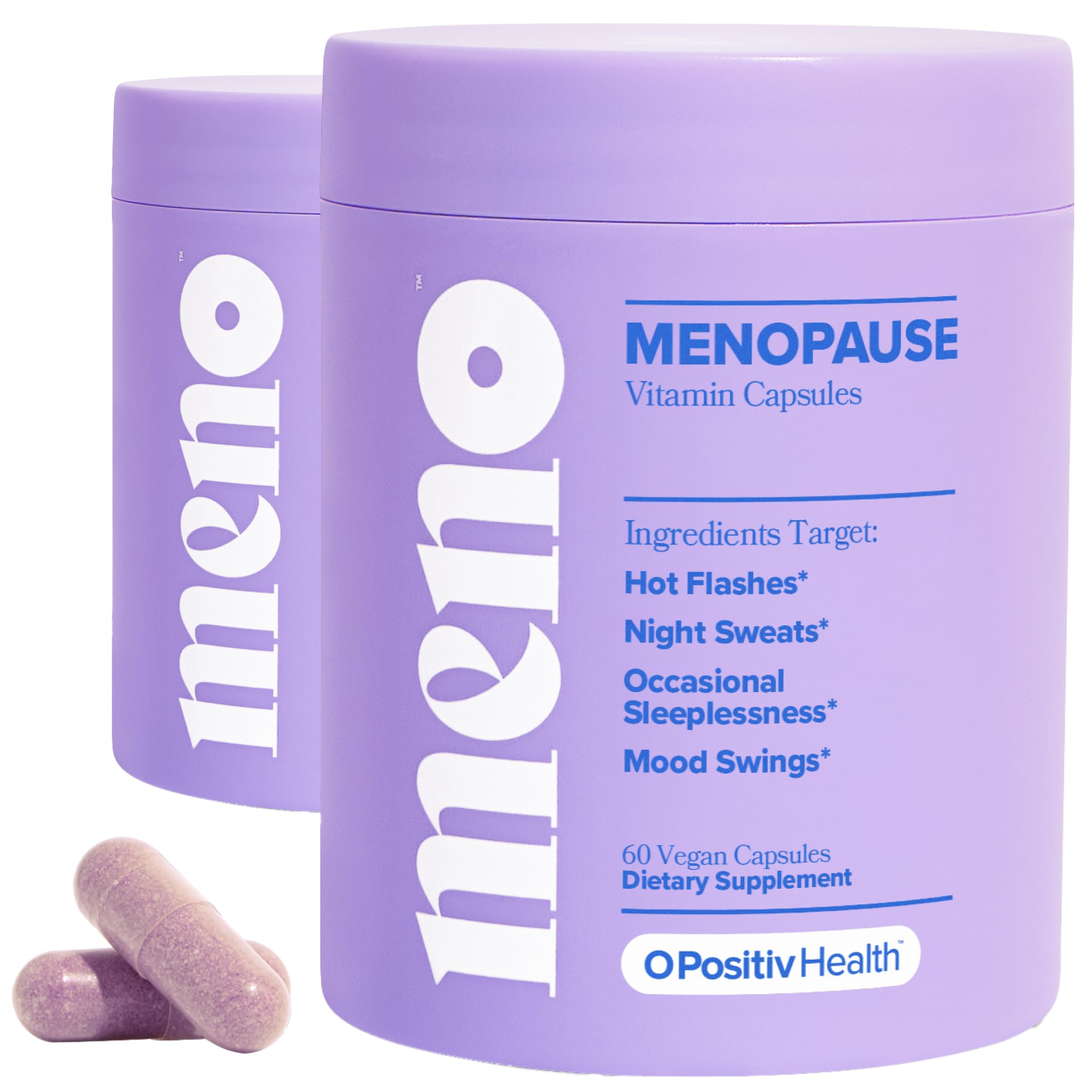 MENO Menopause Vitamin - Hormone-Free Support with Black Cohosh & Ashwagandha
