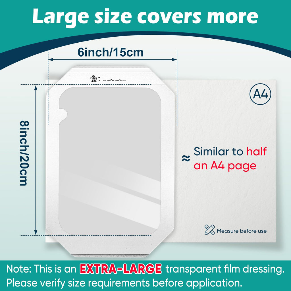 Transparent Film Dressing Waterproof Bandage Latex-Free

