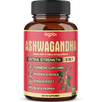Agobi 5in1 Ashwagandha Capsules with Turmeric, Rhodiola Rosea, Ginger & Black Pepper