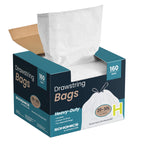 SONGMICS Drawstring Trash Bags Pre-Separated for Kitchen Cans
