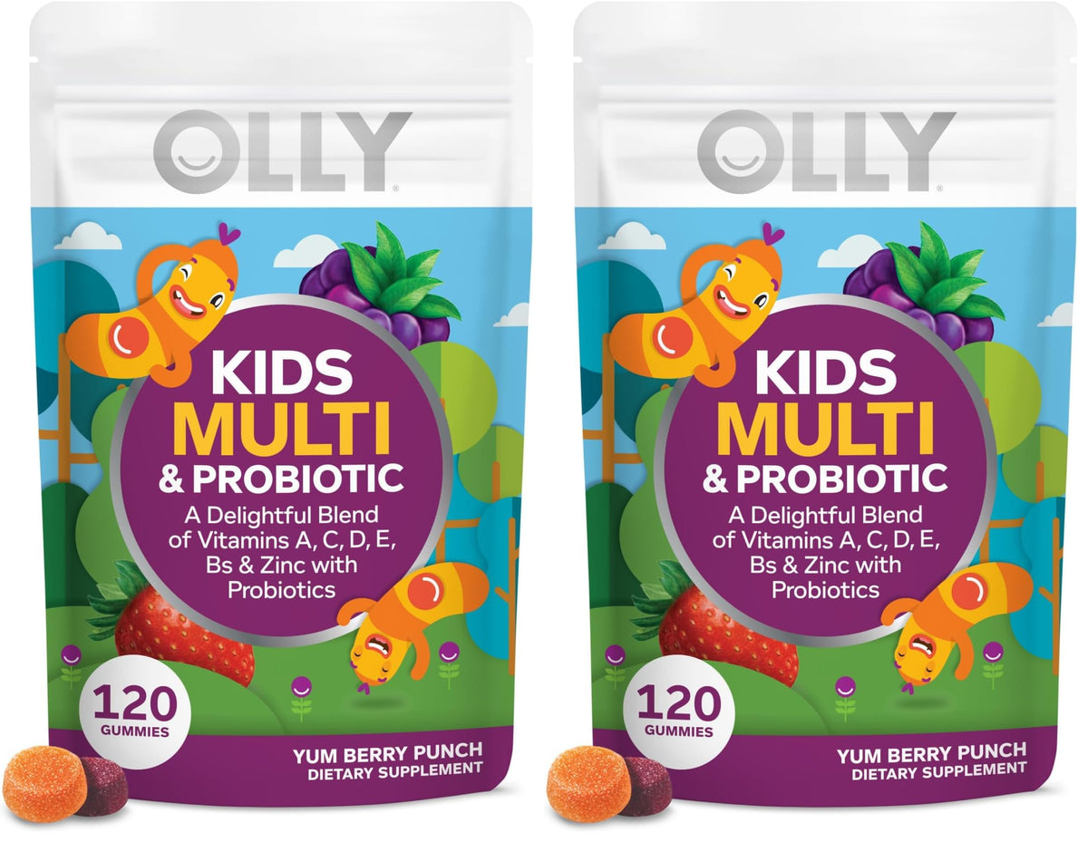 OLLY Kids Multivitamin & Probiotic Gummies