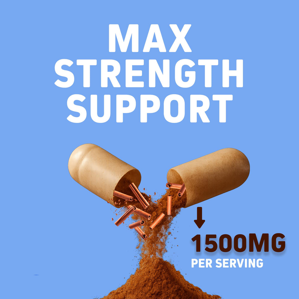 Herbtonics Pure Ceylon Cinnamon Capsules for Immune Support

