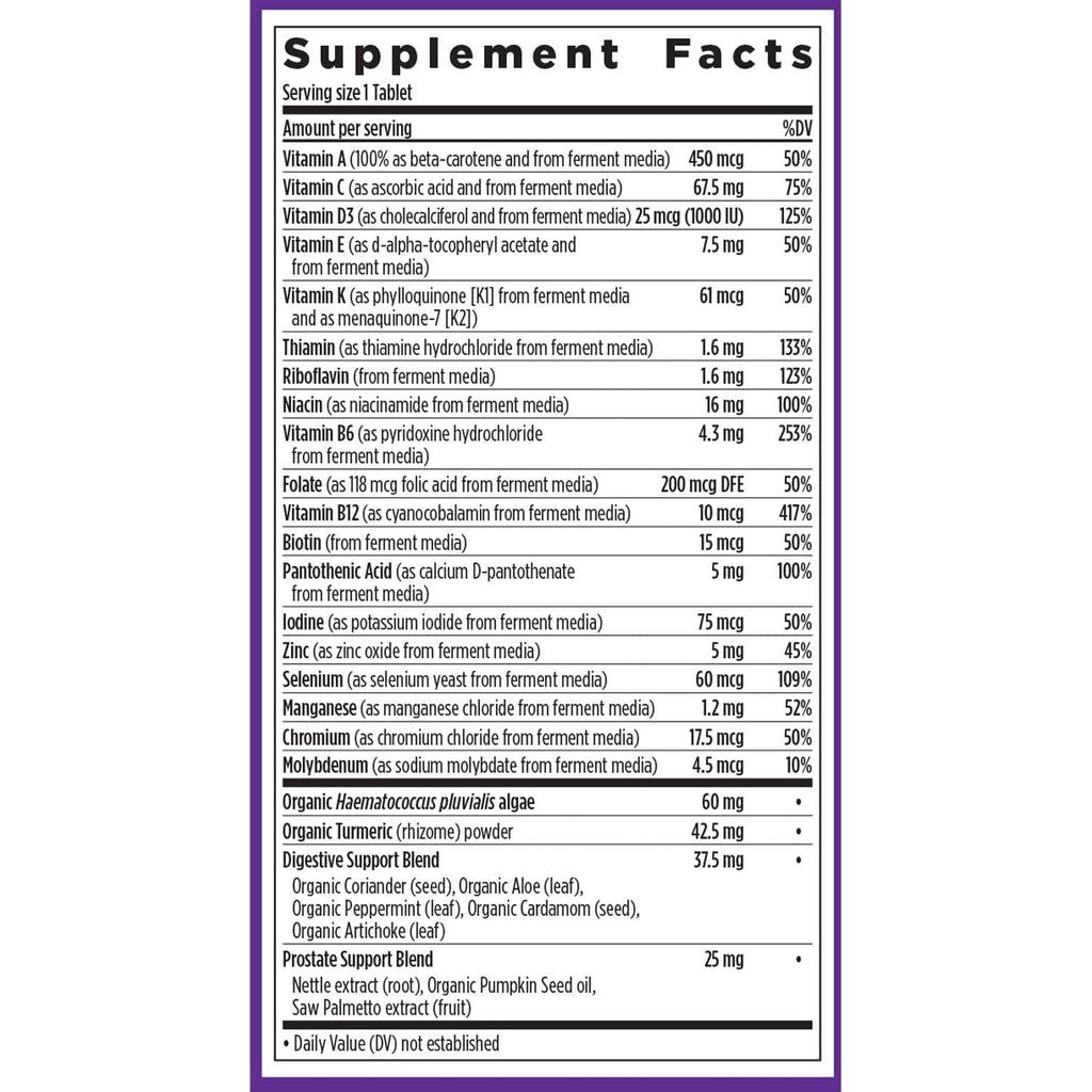 New Chapter One Daily Every Man's 55+ Multivitamin

