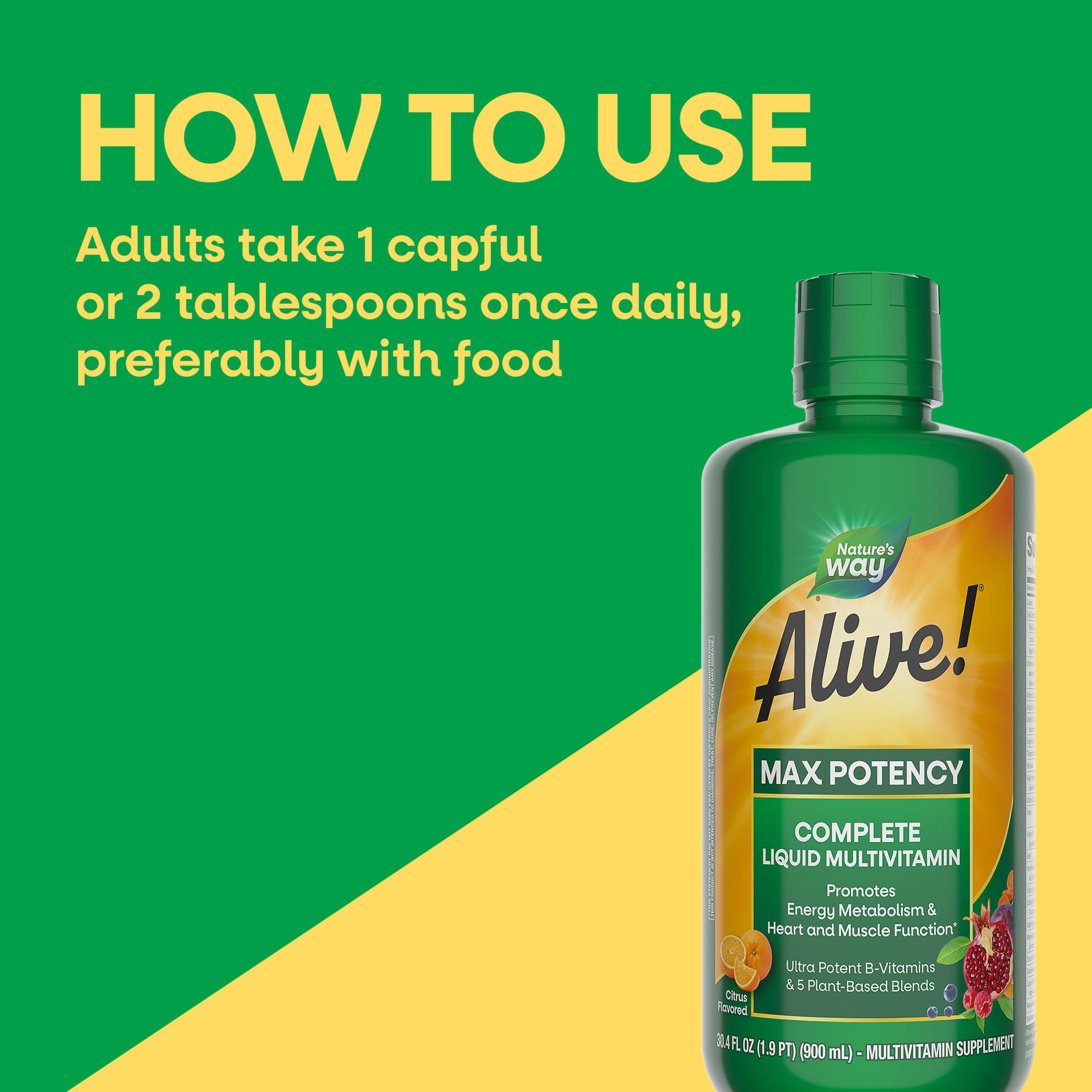 Nature's Way Alive! Max Potency Liquid Multivitamin | Energy

