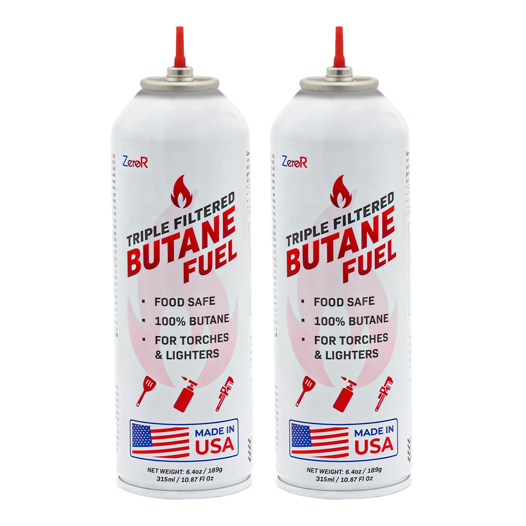 ZeroR Butane Fuel Refill for Torch Lighters | Iso-Butane

