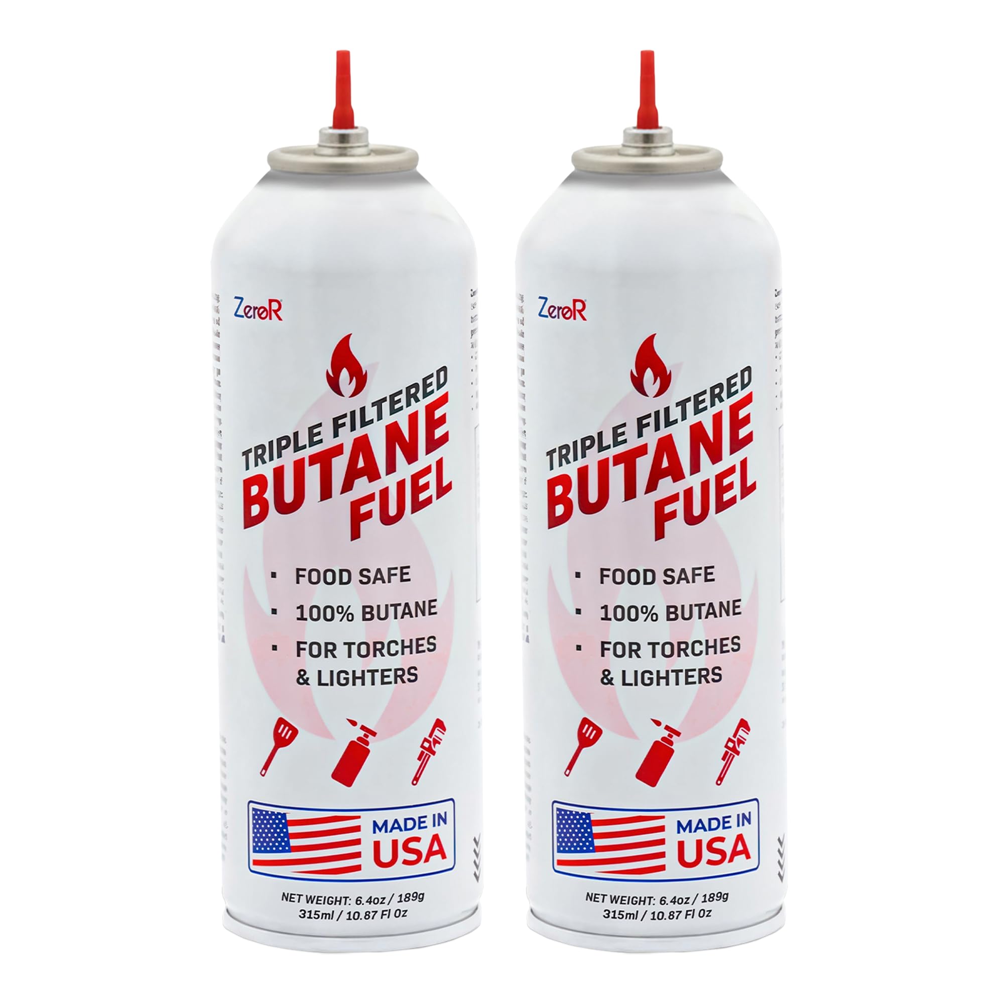 ZeroR Butane Fuel Refill for Torch Lighters | Iso-Butane


