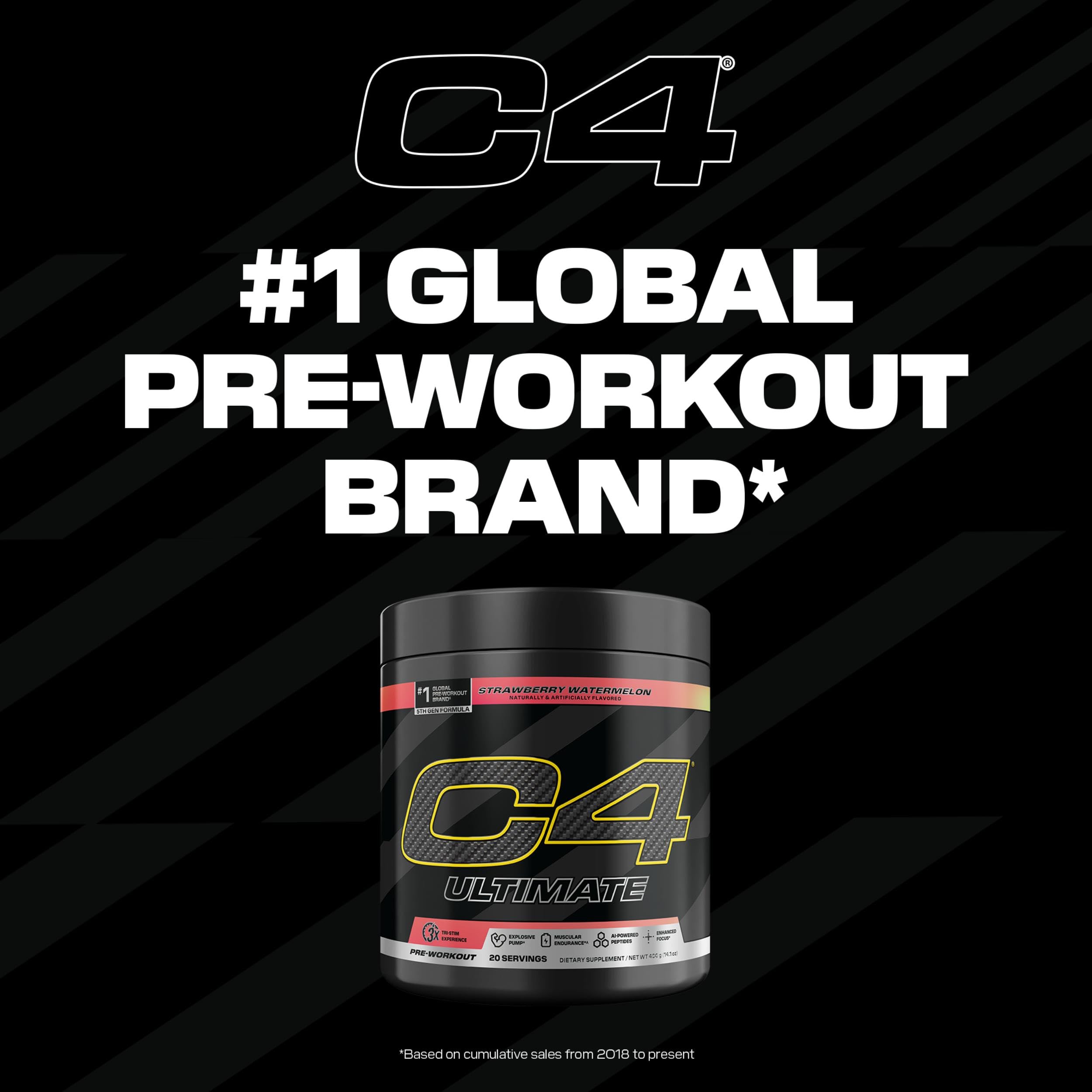 C4 Ultimate Pre Workout Powder - Energy & Endurance

