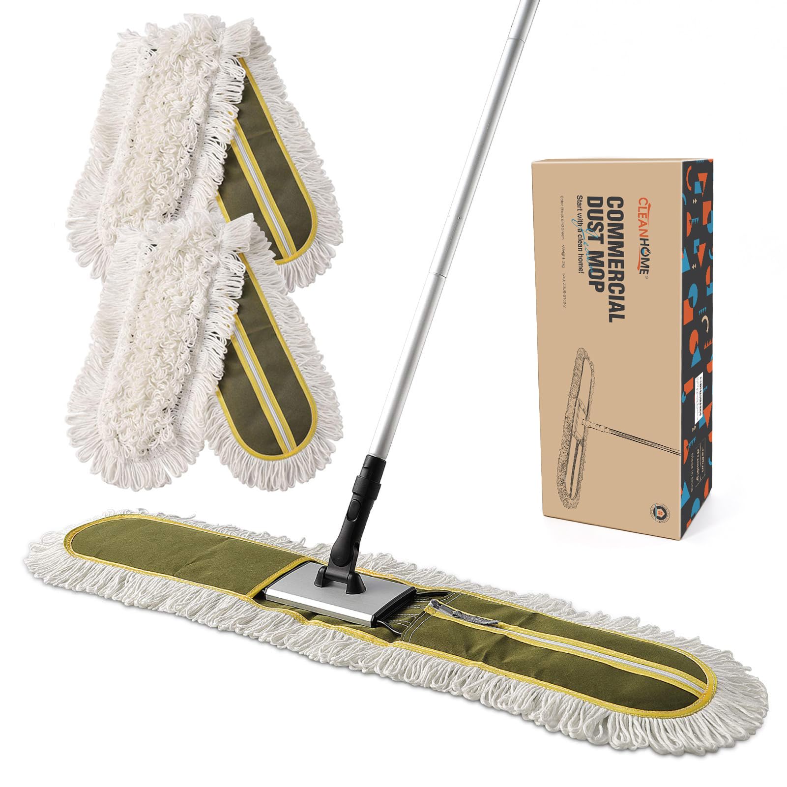 CLEANHOME Dust Mop 36-Inch Commercial Long Reach