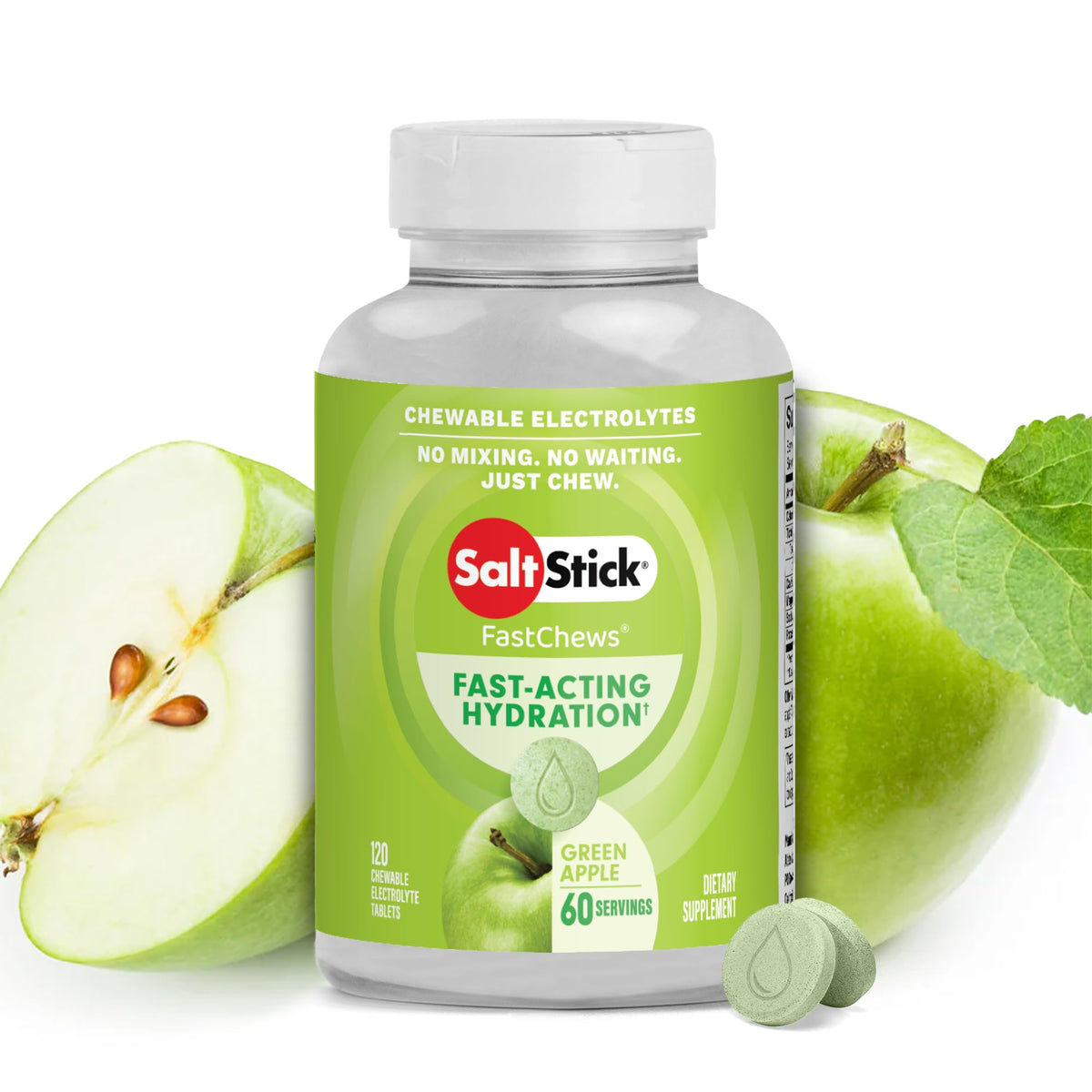 SaltStick Electrolyte FastChews Chewable Hydration Tablets
