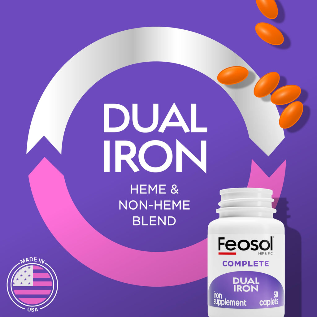 Feosol Complete Iron Caplets - High Absorption

