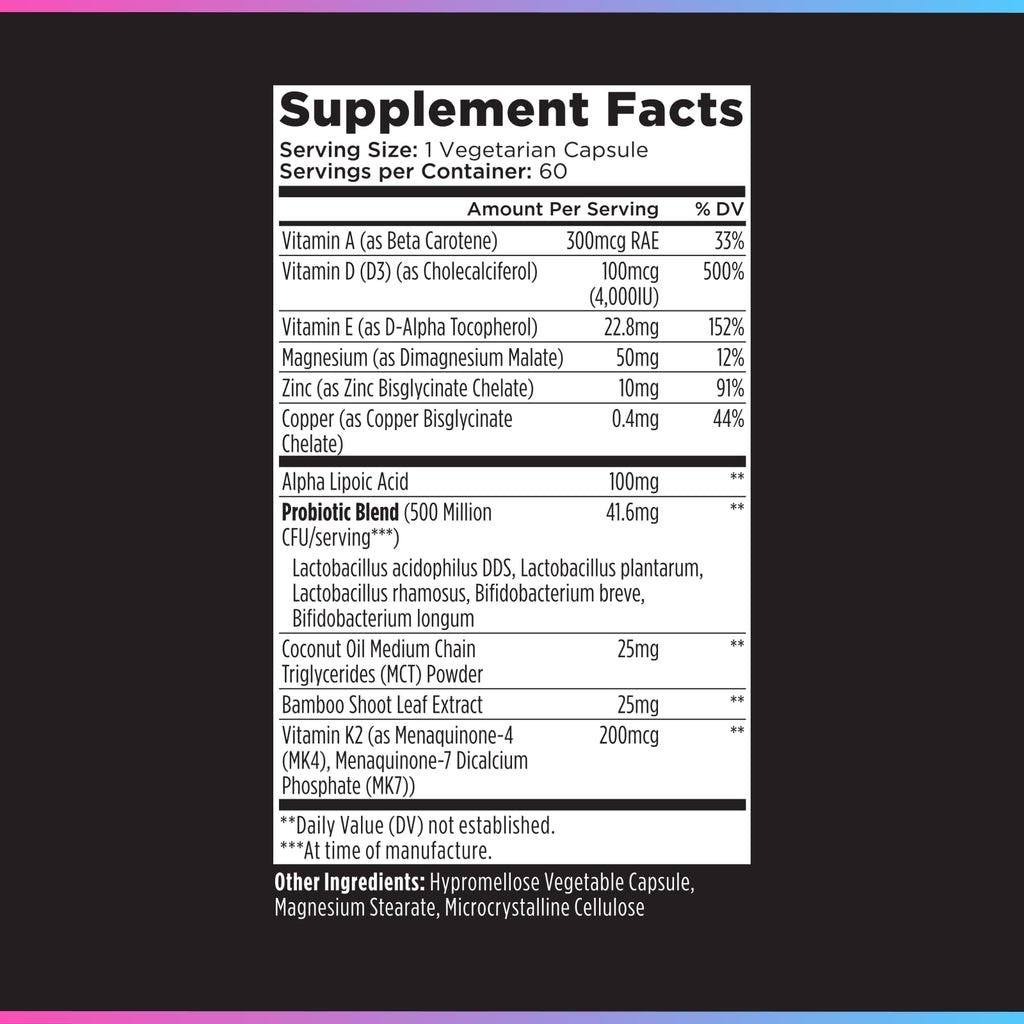 Livingood Daily Vitamin D3 K2 Immune Support

