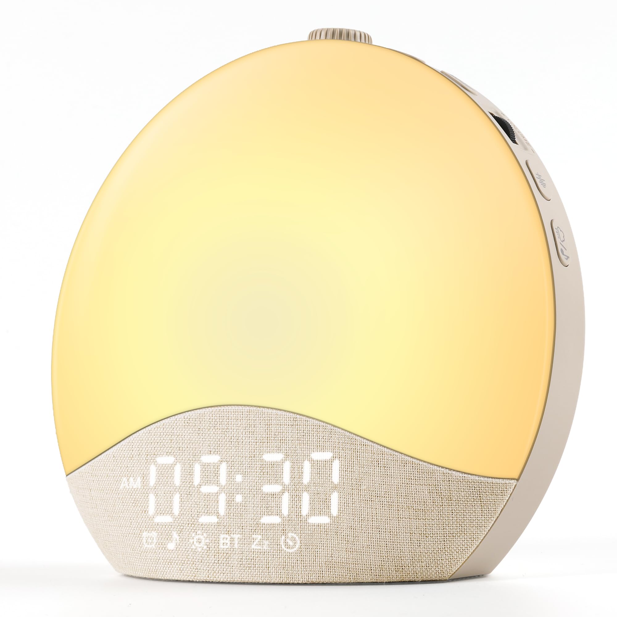 ecozy Sunrise Alarm Clock with Noise Machine, 26 Sounds, 17 Night Lights, Bluetooth Speaker