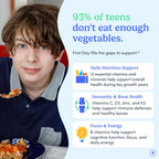 First Day Teen Multivitamin Gummies - Organic Fruit & Veggie

