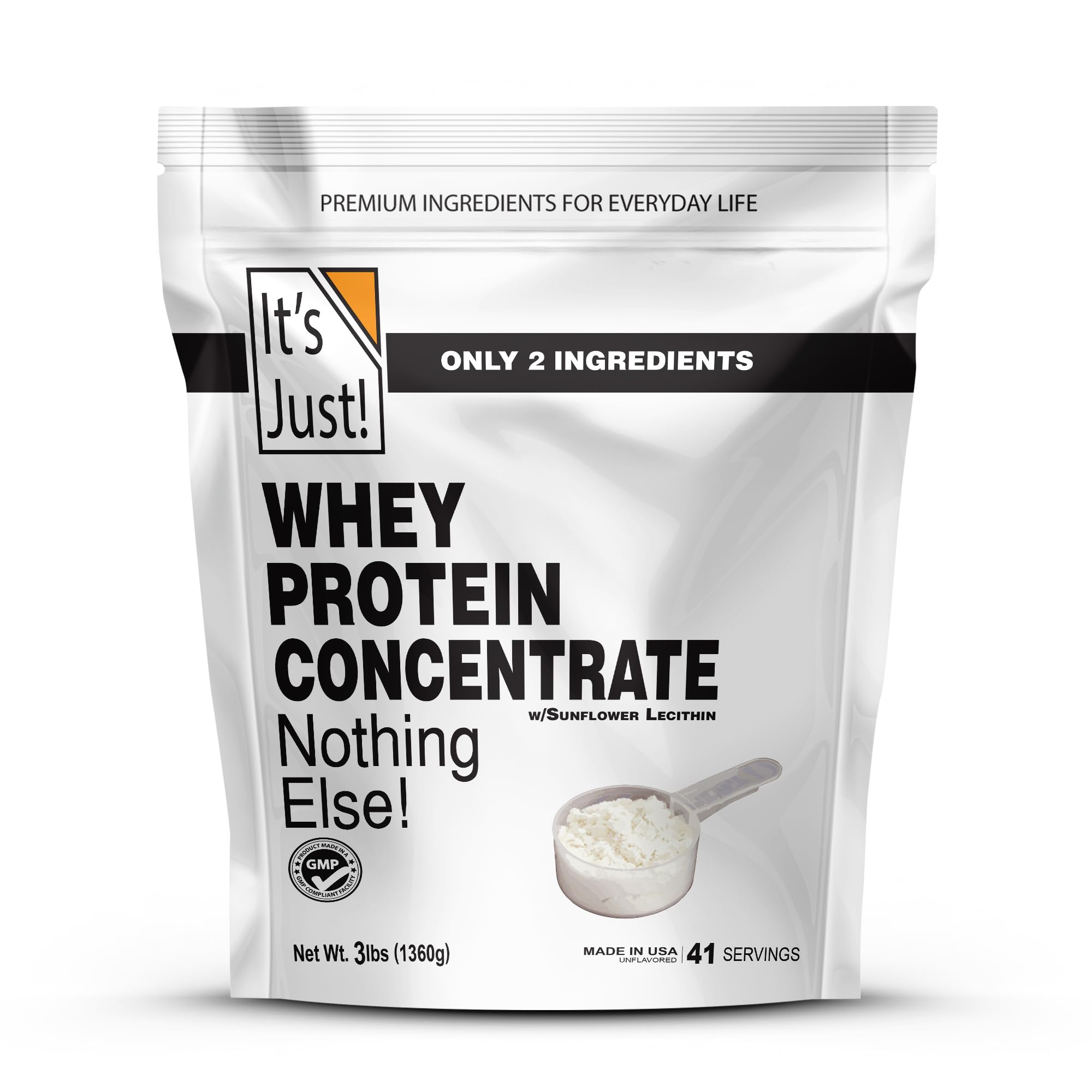 It's Just! 100% Whey Protein Concentrate Powder