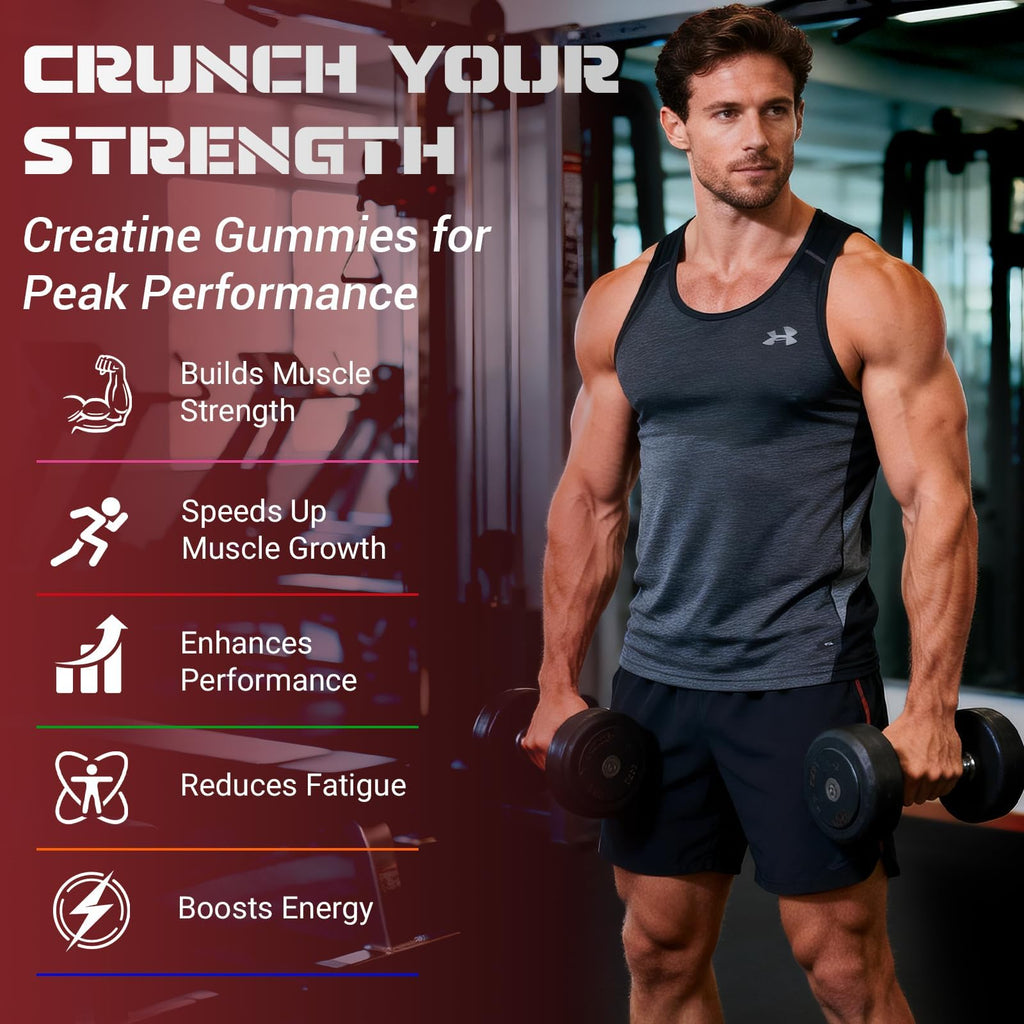 ooioo Creatine Monohydrate Gummies - Sugar Free & Vegan

