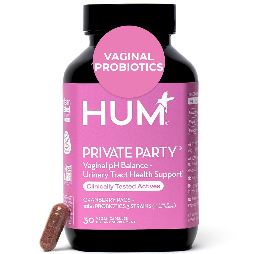 HUM Vaginal Probiotics with Cranberry & Lactobacillus

