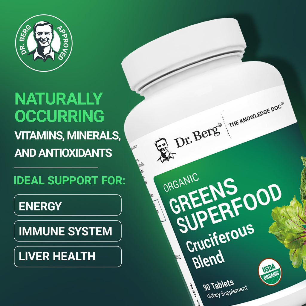 Dr. Berg's Organic Vegetable Tablets - Plant-Based

