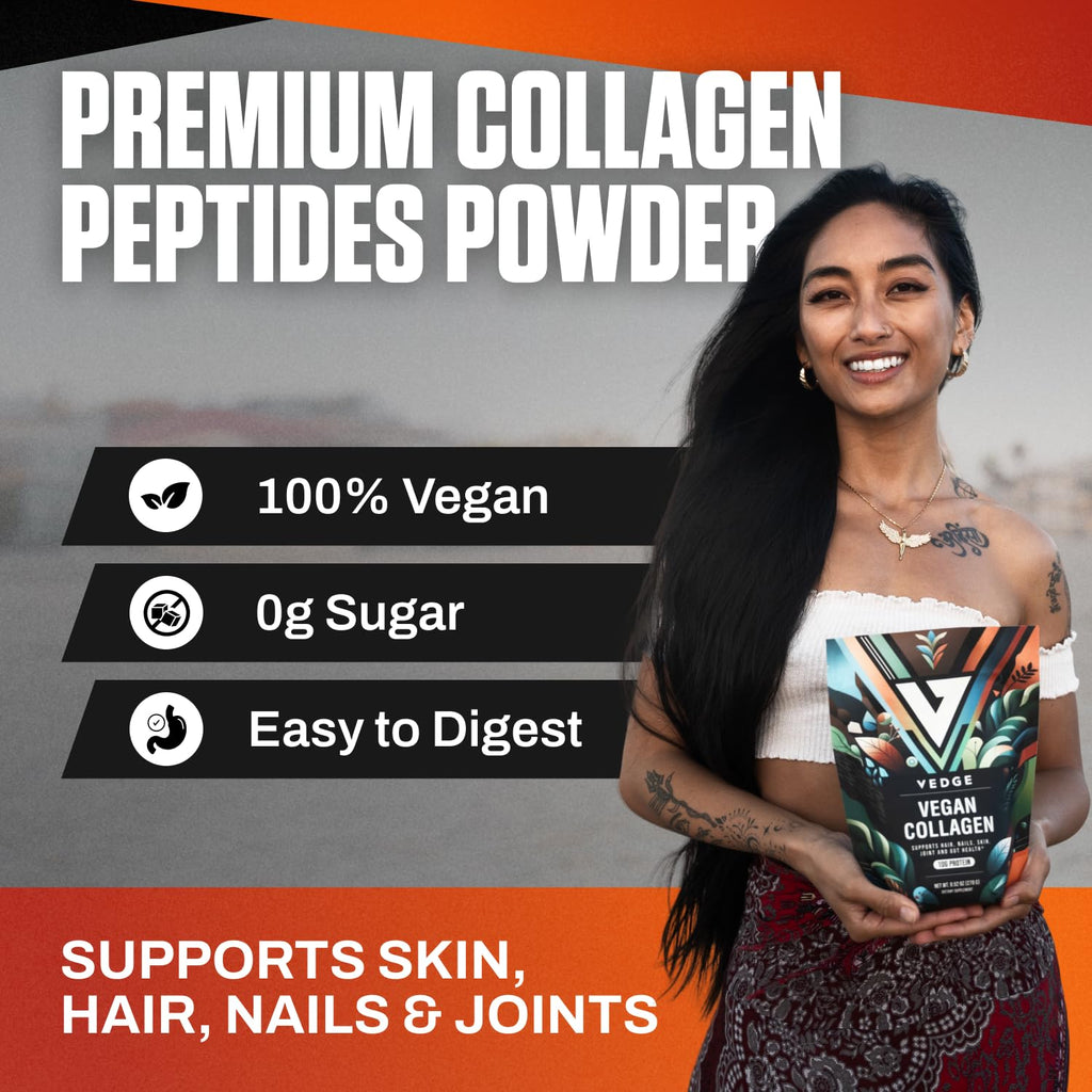 VEDGE Vegan Collagen Powder - Plant-Based Supplement

