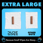DUDE Wipes Flushable Extra-Large Wet Wipes

