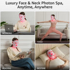 IFAE Red Light Therapy Mask for Face & Neck – 850nm NIR

