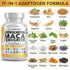 Clean Nutraceuticals Ashwagandha Maca Root Supplement

