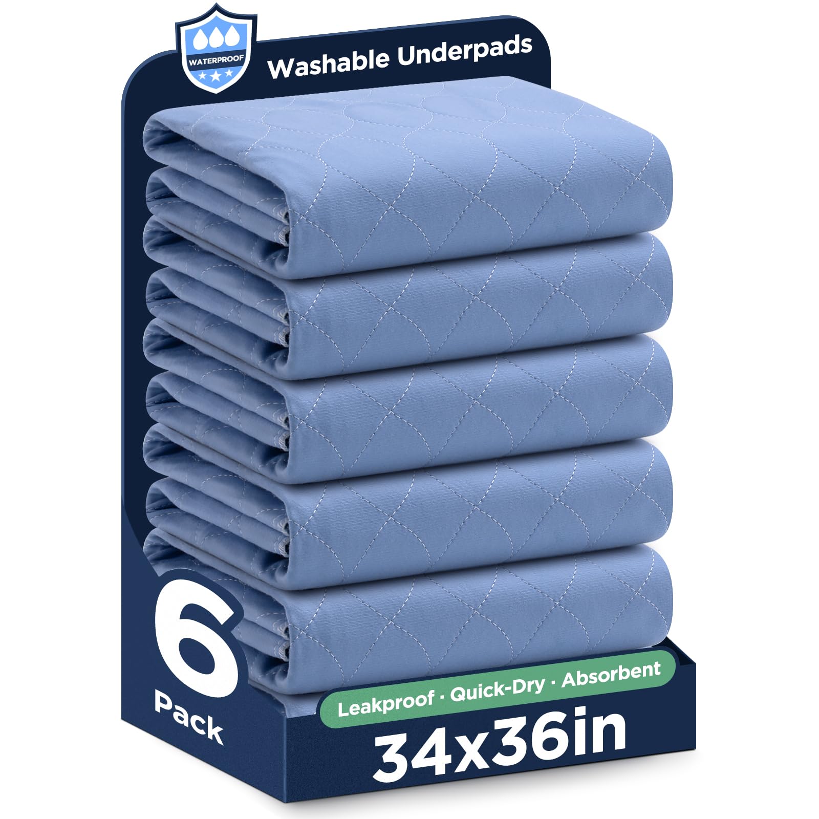 Bed Pads Brosive – Reusable Waterproof & Washable