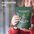 Betterbrand Mullein Gummies for Lung Health | Pear Flavor

