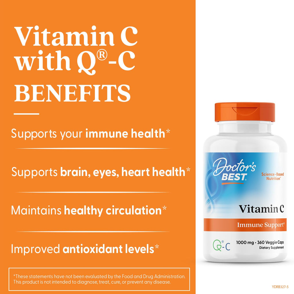Doctor's Best Vitamin C 1000 mg Vegetarian Capsules


