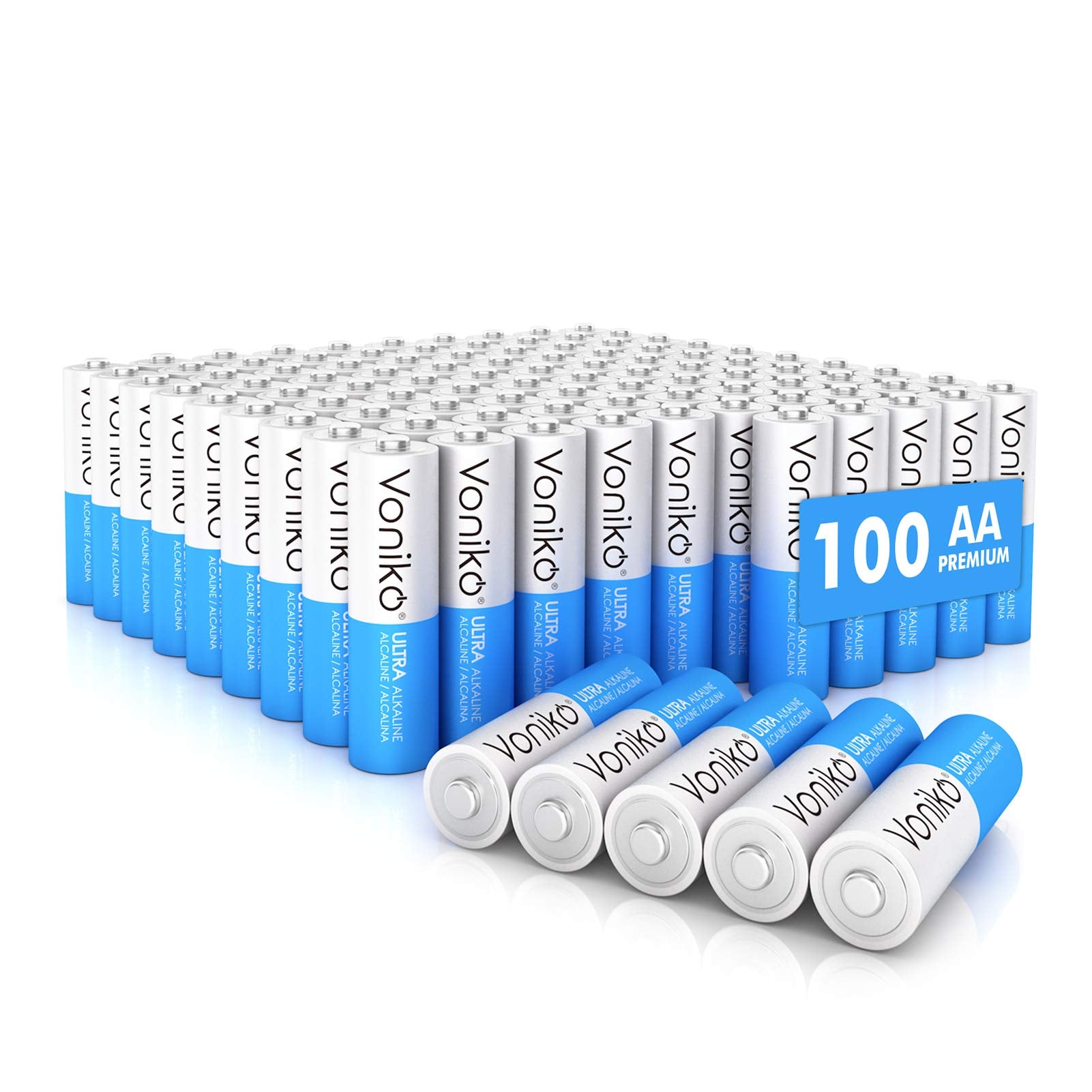 Voniko AA Alkaline Batteries - Premium Long-Lasting Power

