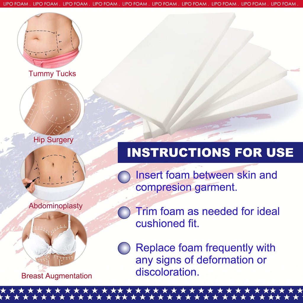 Lipo Foam Pads for Post-Surgery Ab Board | Cushioned Comfort

