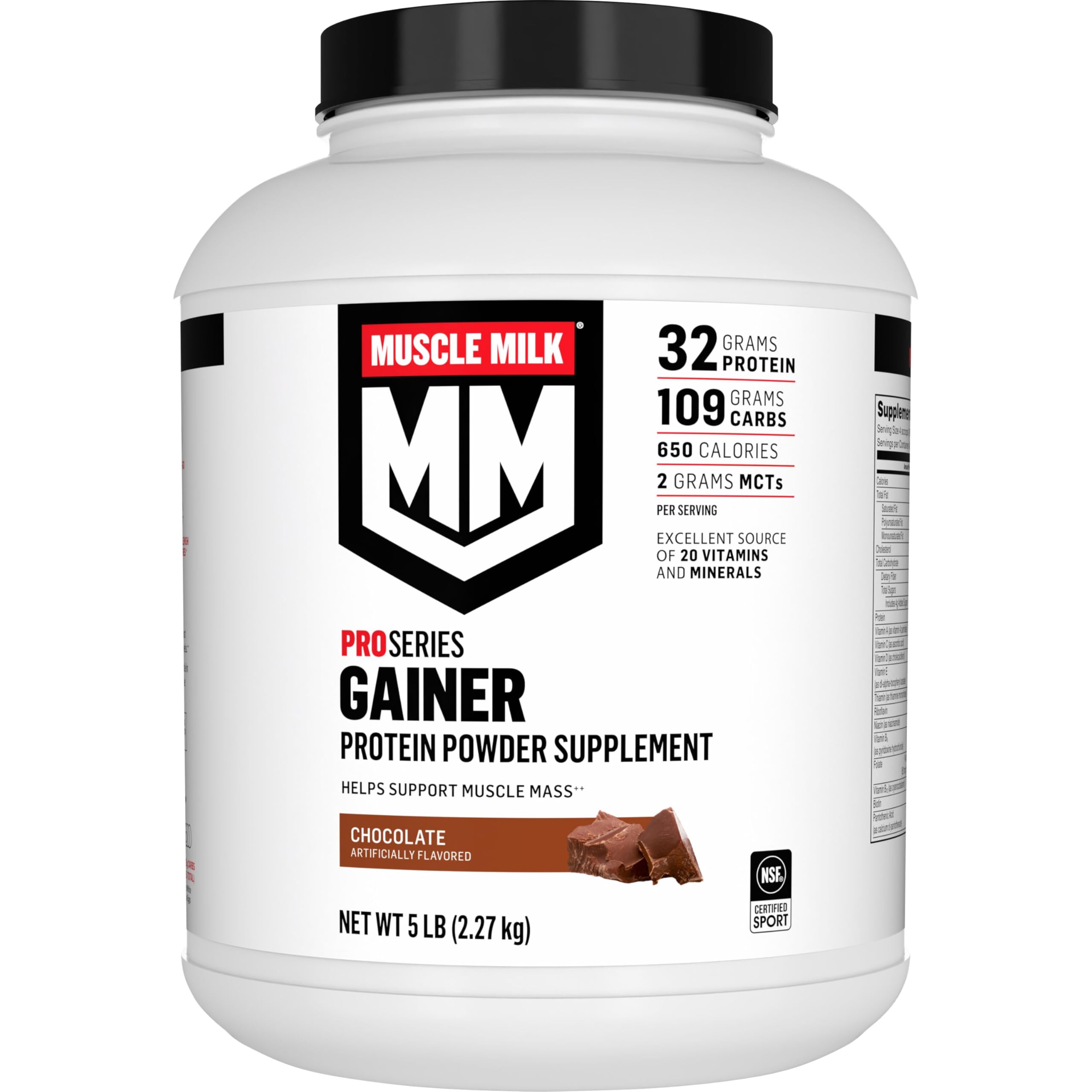 Muscle Milk Pro Series Gainer Protein Powder