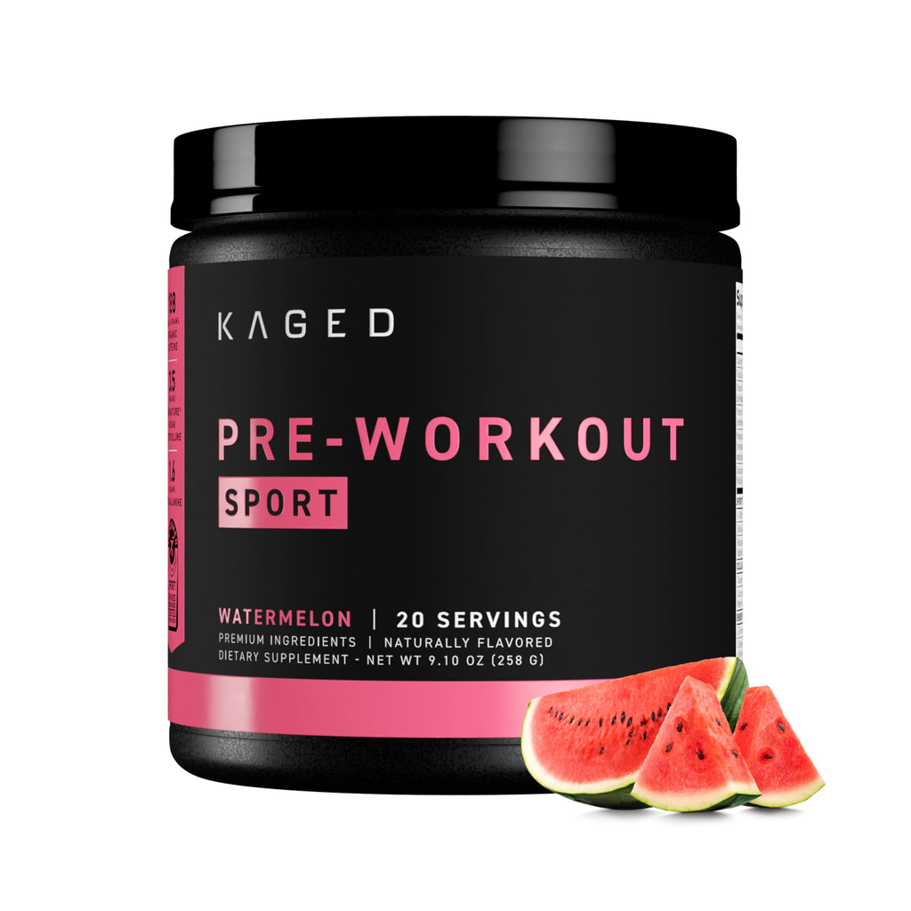 Kaged Sport Pre-Workout Powder for Men & Women - Performance Formula
