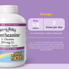 Natural Factors Suntheanine L-Theanine 100 mg Chewables

