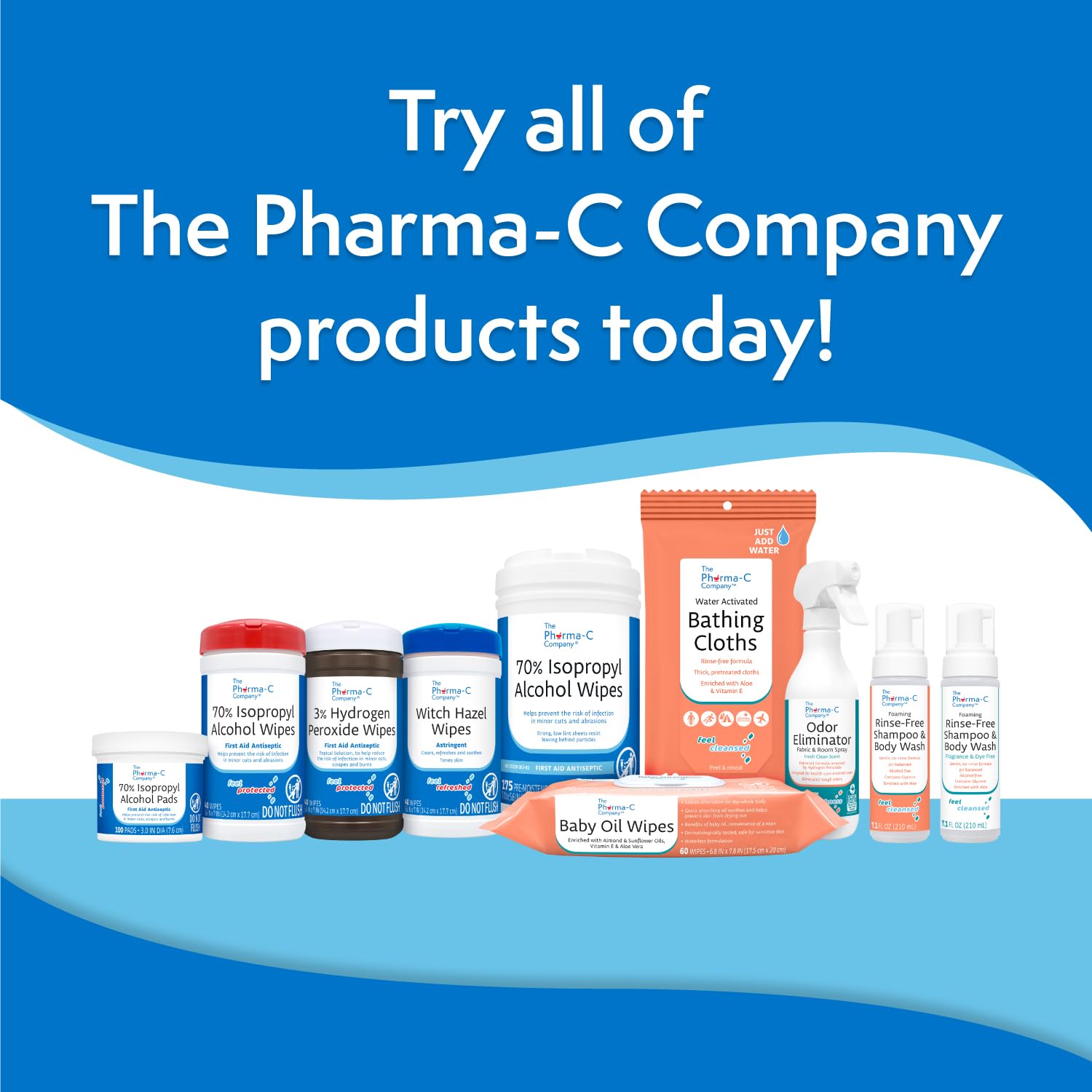 Isopropyl Alcohol Wipes by The Pharma-C Company

