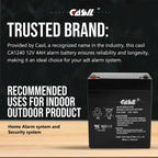 Casil Alarm Battery for Security Systems | Reliable Power

