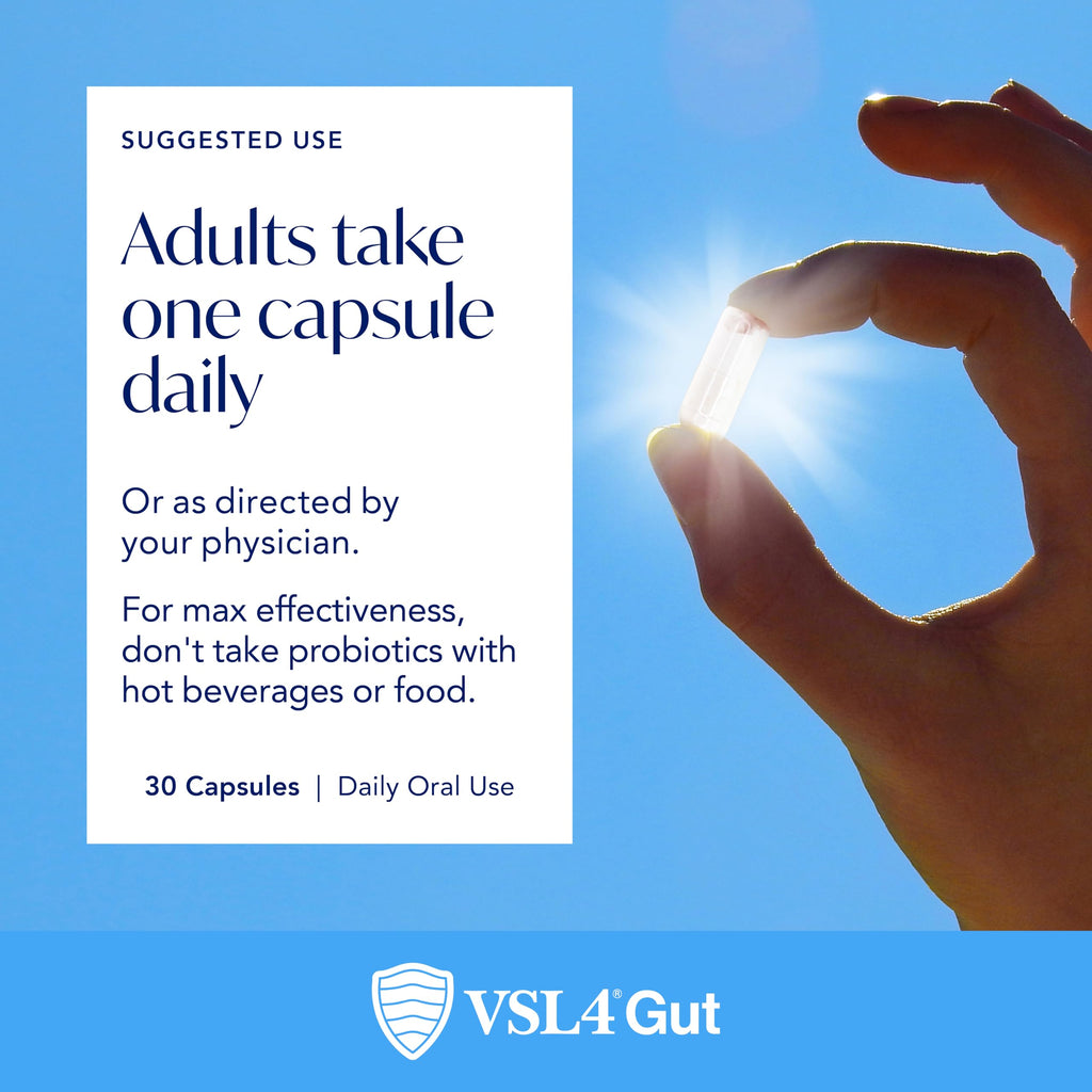 VSL4 Gut Daily Probiotics - Multi-Strain & Shelf-Stable

