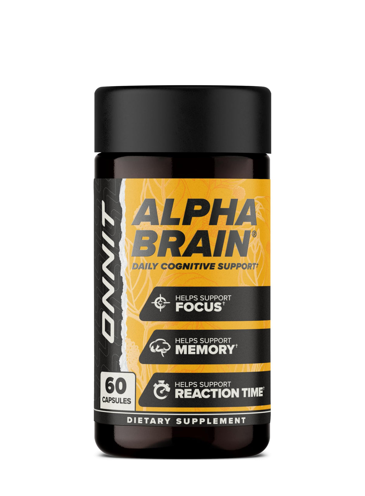 ONNIT Alpha Brain Nootropic for Focus, Memory & Mental Clarity