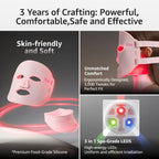 IFAE Red Light Therapy Mask for Face & Neck – 850nm NIR


