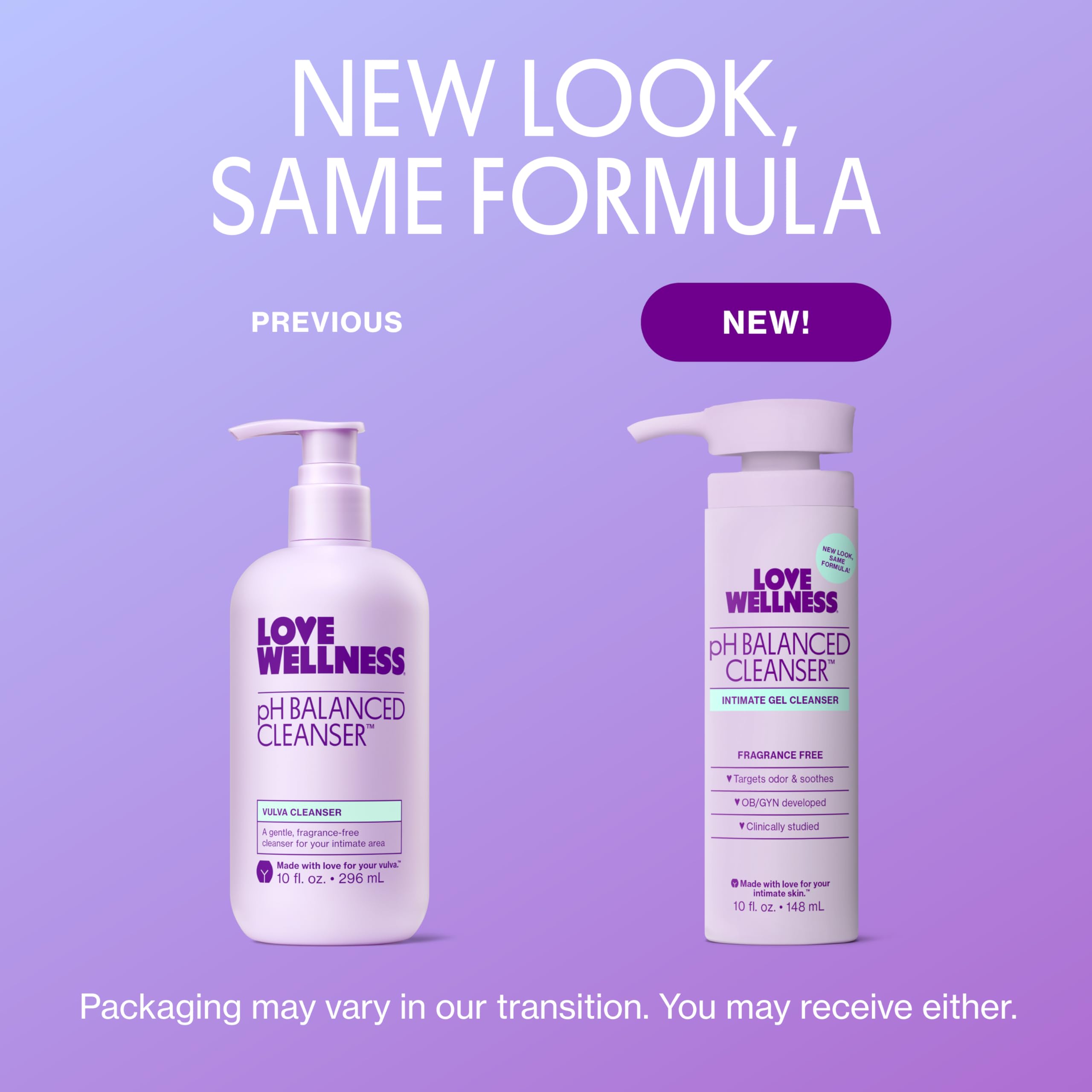 Love Wellness pH?matched Cleanser for Sensitive Skin

